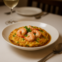 Royal Prawn Omelette