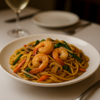 Shrimp Wok n’ Roll
